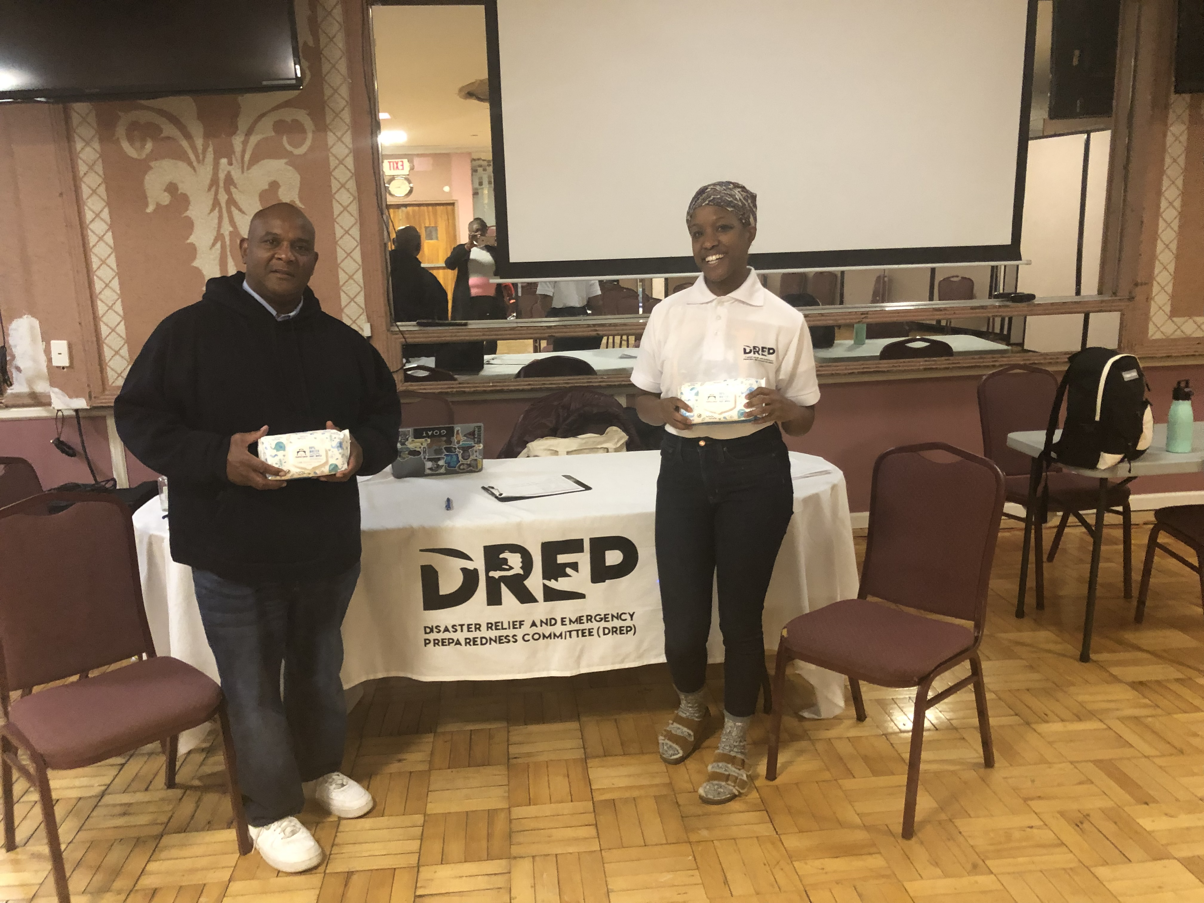 Baby wipes donated to Haitian Relief Organization